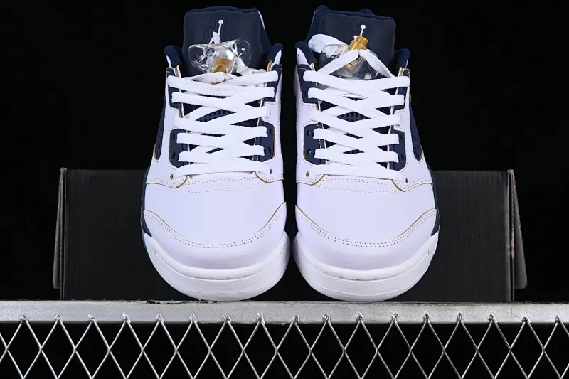 All categories Air Jordan Jordan series basketball shoes Air Jordan 5 Air Jordan 5 Low "Dunk From Above" AJ5 Joe 5 white and blue 819171-135